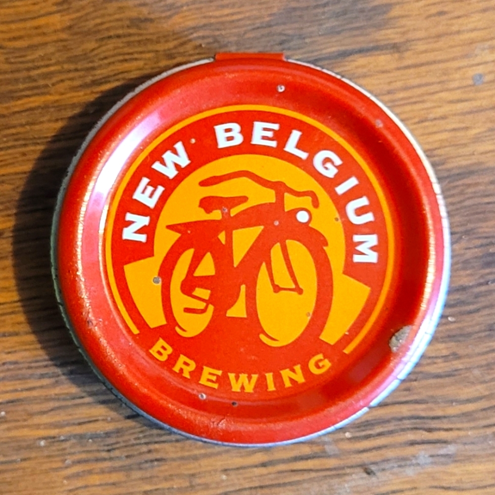 New Belgium Fat Tire Small Container for Tire Patch Repair Kit or Your Stash